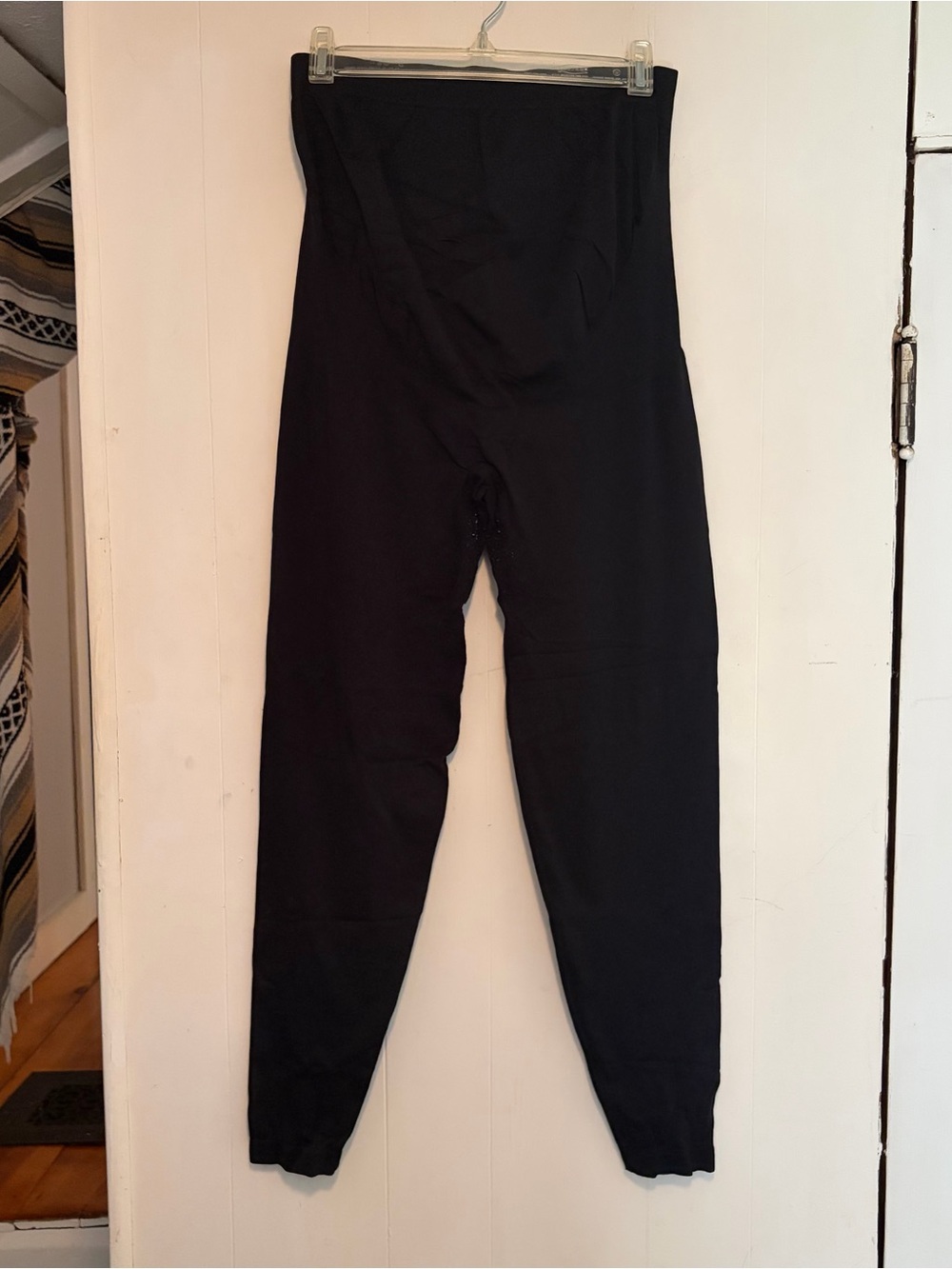 No brand black maternity full length leggings